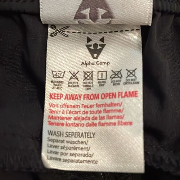 Alpha Camp Black Lightweight Jogger Pants Womens Size Medium UPF 50+ - Picture 10 of 11